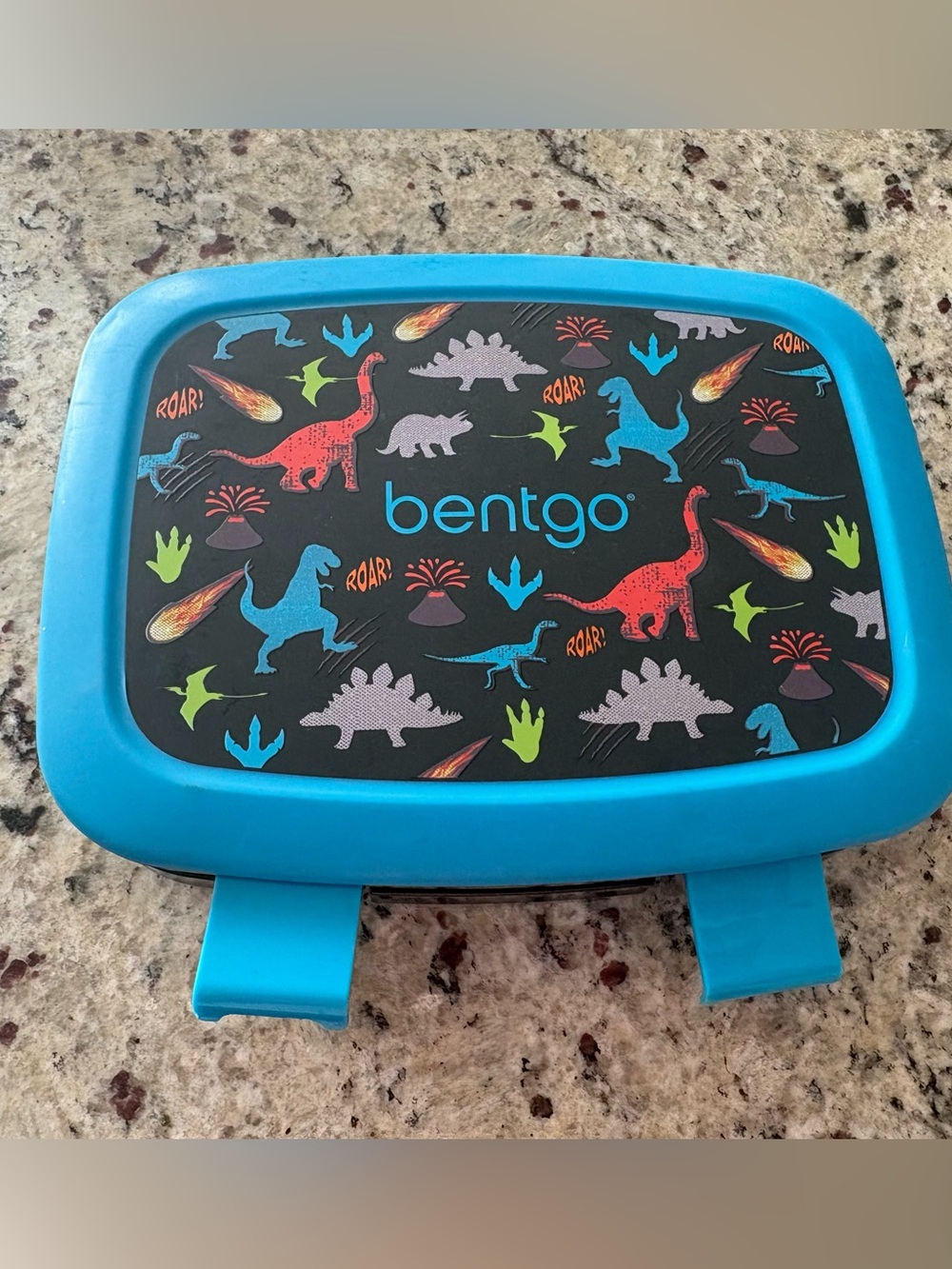 Bentgo kids dinosaur 5 compartment lunch box GUC Preowned